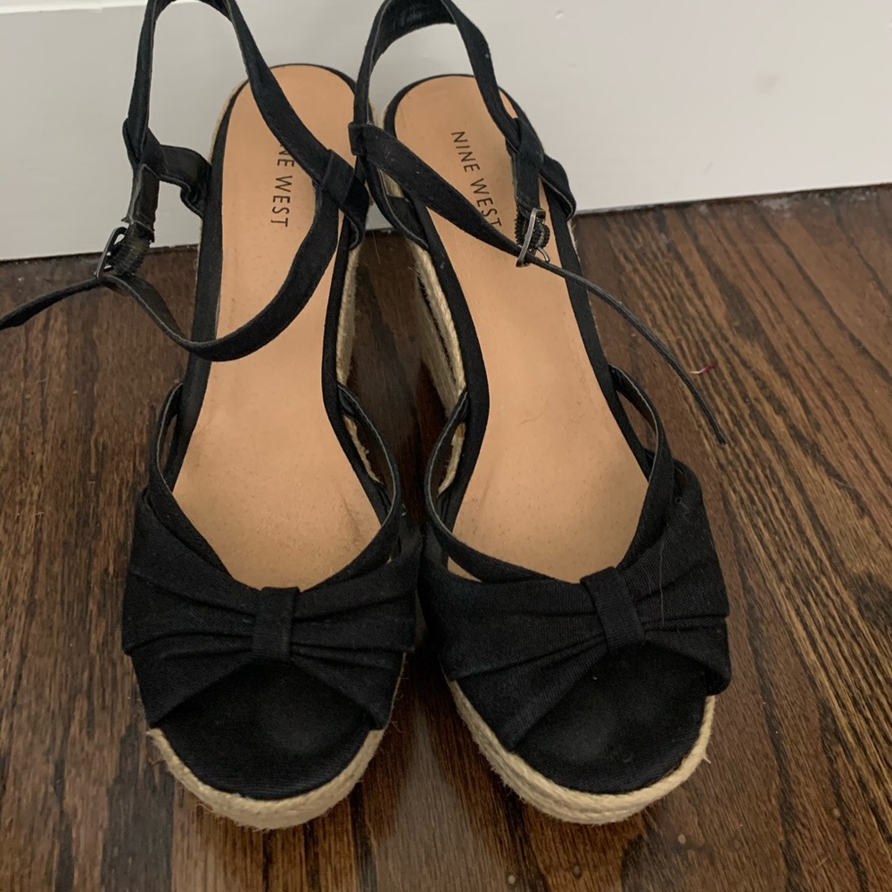 Black Nine West Wedge
